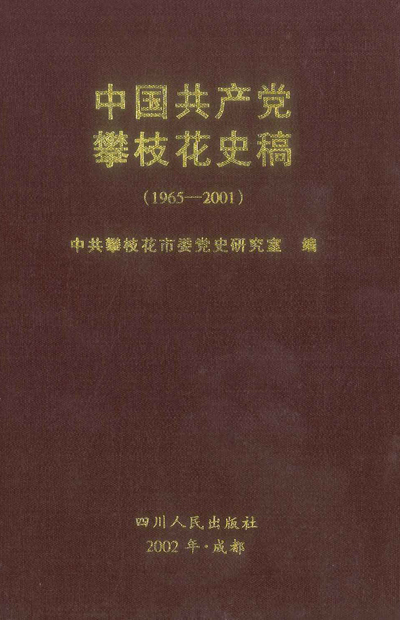 中国共产党攀枝花史稿